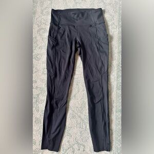 Women’s lululemon athletica Black fast and free leggings size 6